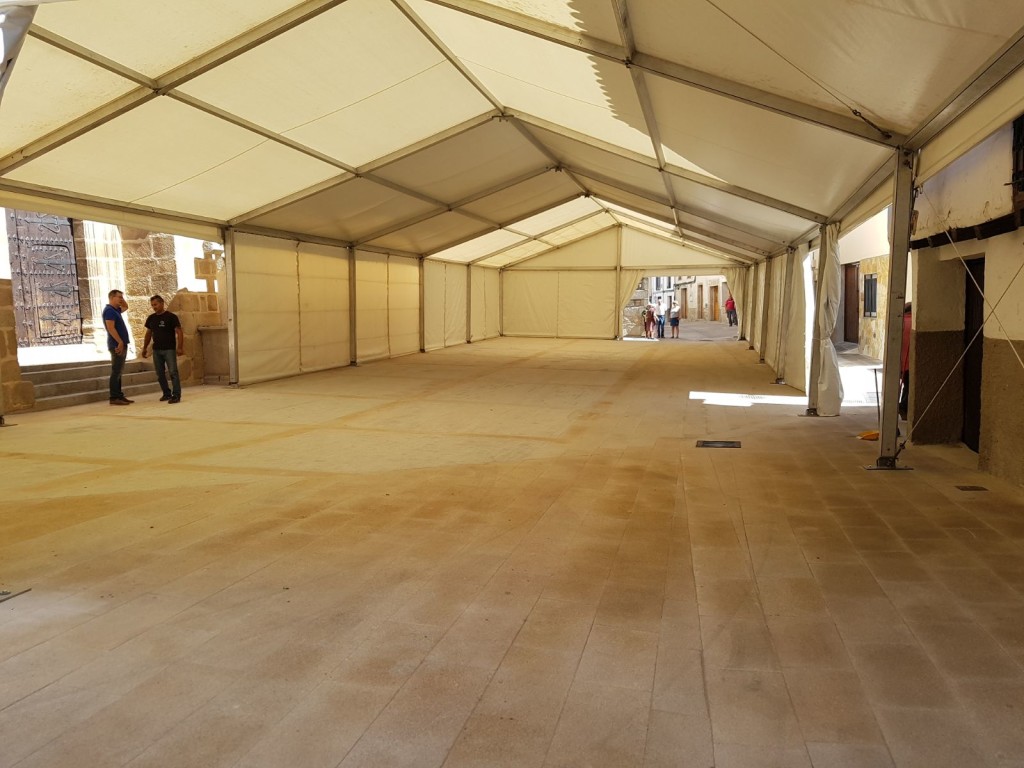 alquiler carpa eventos extremadura