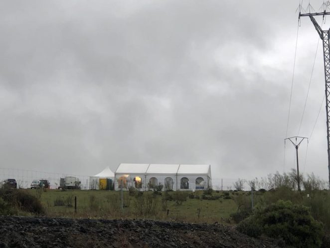 interior de carpa para alquiler evento publico